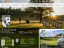 Tablet Screenshot of golfhluboka.cz